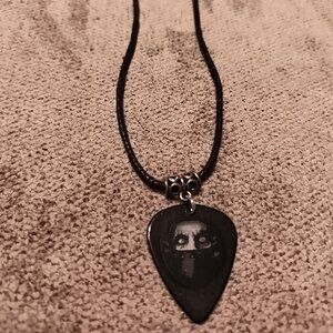 ALICE COPPER GUITAR PICK NECKLACE